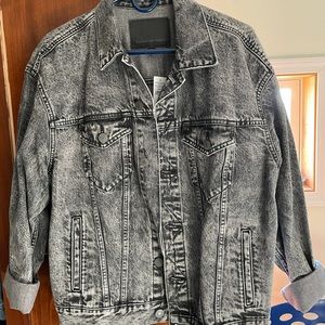 American Eagle Black Jean Jacket